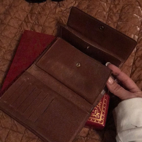 🌺SOLD LV Monogram Porte-Trésor Étui Papier Wallet - Picture 7 of 8